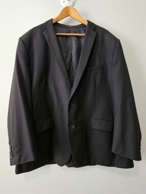 Tessori Italy Black Suit Size 48R